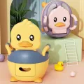 Детский туалет Baby Legend Duck Cкладной переносной горшок с мягкой сидушкой Утенок