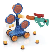 Детский тир пистолет + мобильная мишень 801-8 • Игровой набор для меткости и развлечения