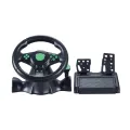 Джойстик руль игровой 3 В 1 Vibration Steering Wheel PS2/PS3/PC USB с виброотдачей/ Игровой спортивный руль