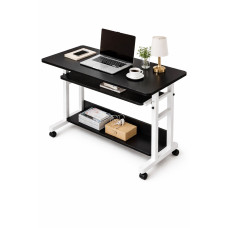 Регулируемый мобильный компьютерный стол 1845 ∙ Компьютерный стол 1845 с выдвижной подставкой для клавиатуры