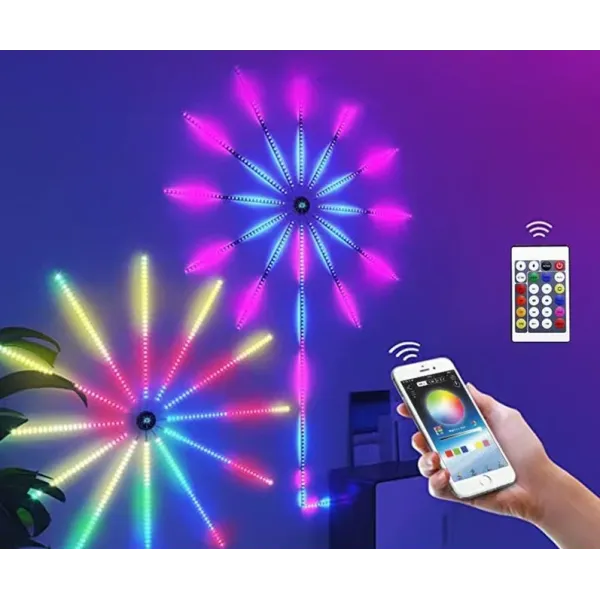 Эффектный светильник Фейерверк 28Key Kit BT ∙ Светомузыка с пультом и Bluetooth