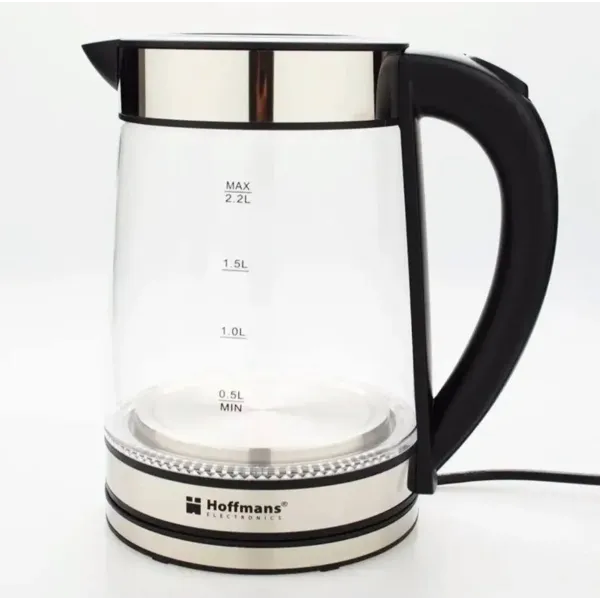 Электрочайник Hoffmans 2,2 л HM-2515 • Стеклянный чайник для чая и кофе 1800W
