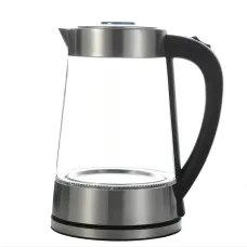 Электрочайник Hoffmans HM-2556 • Стеклянный чайник с подсветкой шкалой и быстрым кипячением воды 2000W