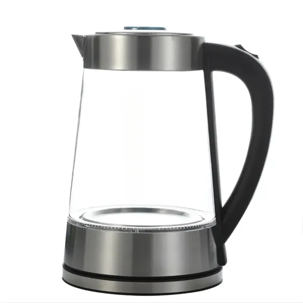 Электрочайник Hoffmans HM-2556 • Стеклянный чайник с подсветкой шкалой и быстрым кипячением воды 2000W