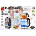 Электрочайник Hoffmans HM-7827 1800W • Стеклянный чайник с заварником 2,2 л + 0,5 л для быстрых напитков