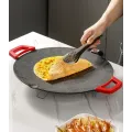 Электрогриль RAF R-5304, 36 см Электрический лист – противень с антипригарным покрытием и регулировкой температуры жарки, 1800 Вт