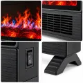 Электрокамин Flame Heater для дома • Портативный обогреватель Flame Heater с эффектом пламени, PTC-нагревом и пультом
