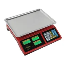 Электронные торговые весы CB-5009 • Двухэкранные весы с LED-подсветкой и расчетом цены