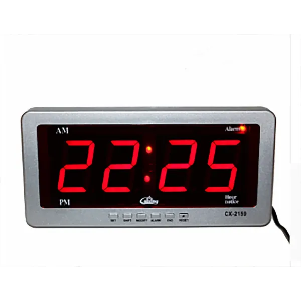 Электронные Часы CAIXING CX 2159 red, настольные часы с ярким светодиодным LED дисплеем,CG10 PR3