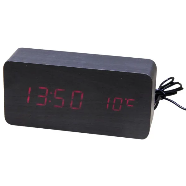 Электронные настольные часы под дерево 1299 CG10 PR3