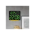 Электронные часы 6692R • Настенные и настольные LED-часы 6692R с календарем, будильником, термометром, RGB-подсветкой, пультом и USB 5V