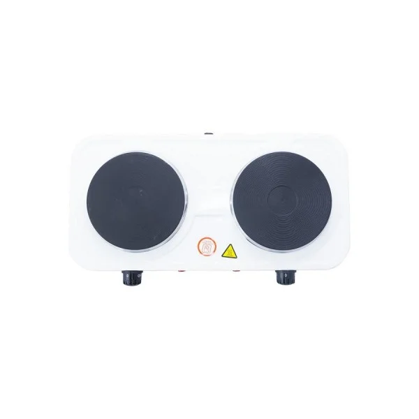 Электроплита двухконфорочная дисковая настольная электрическая плита Crownberg CB-3746 2000W