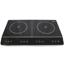 Электроплита настольная индукционная плита Domotec MS-5872 на 2 конфорки, 4000 Вт