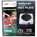 Электроплита одноконфорочная Rainberg RB-777 1200 Вт ∙ Электрическая плита компактная переносная на одну конфорку