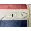 Электропростынь Electric Blanket 150×120 см с регулировкой температуры, разноцветные полосы • Электрическая простынь Electric Blanket 150×120 см 86 Вт для прогрева кровати