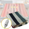 Электропростынь Electric Blanket 150×120 см с регулировкой температуры, разноцветные полосы • Электрическая простынь Electric Blanket 150×120 см 86 Вт для прогрева кровати