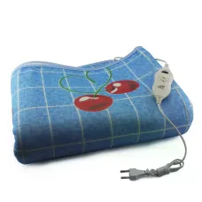 Электропростынь Electric Blanket 150×170 см с 2 режимами подогрева, клетка с вишнями • Электрическая простынь Electric Blanket 220 В с терморегулятором для кровати Электропростынь Electric Blanket 150×170 см с 2 режимами подогрева, клетка с вишнями • Электрическая простынь Electric Blanket 220 В с терморегулятором для кровати