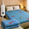 Электропростынь Electric Blanket 150×170 см с 2 режимами подогрева, клетка с вишнями • Электрическая простынь Electric Blanket 220 В с терморегулятором для кровати