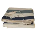 Электропростынь Electric Blanket 7420 150×180 см 86 Вт с терморегулятором • Электрическая простынь с подогревом Electric Blanket 7420 220 В для двуспальной кровати, разноцветные полосы