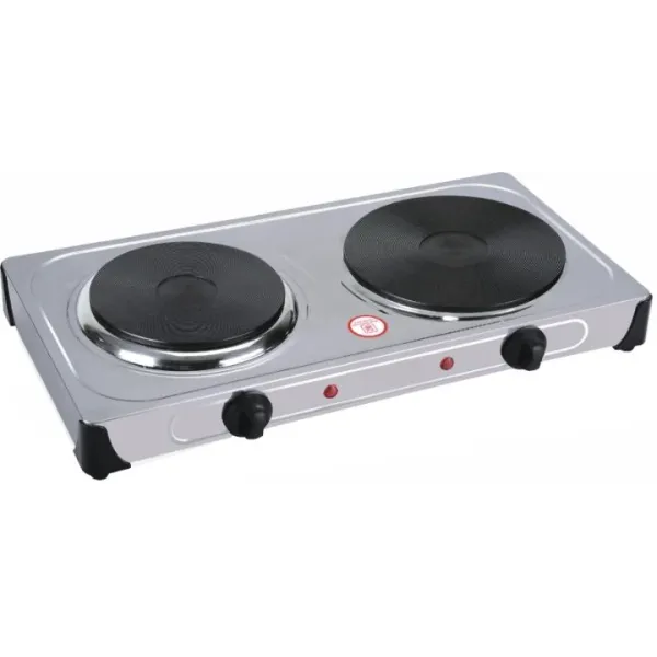 Электрическая настольная плита BOMA TH-04A-1 Hot Plate ∙ Блинная керамическая плита из нержавеющей стали на 2 конфорки