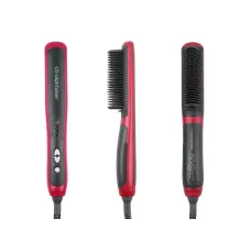 Электрическая расческа-выпрямитель с функцией ионизации | Массажная щетка + утюжок ASL-908 CG24 PR3