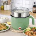 Электрическая кастрюля-пароварка 1,5 л многофункциональная LY-1076 ∙ Электрокастрюля для приготовления супа, лапши, риса и овощей с функцией пароварки и подогрева LY-1076