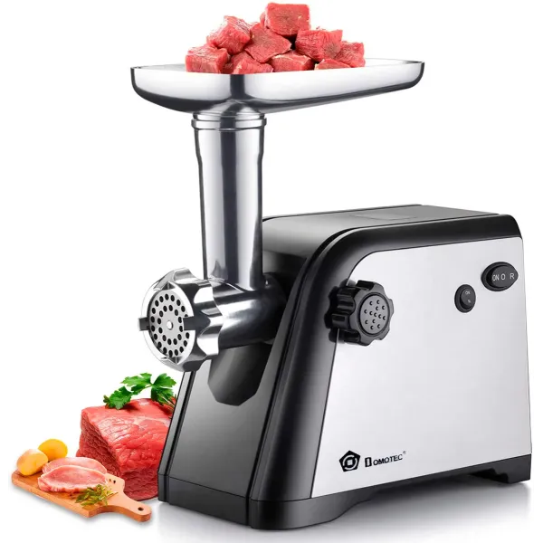 Электрическая мясорубка Domotec MS-2024 Электромясорубка + Шинковка + Соковыжималка, 3000 Вт