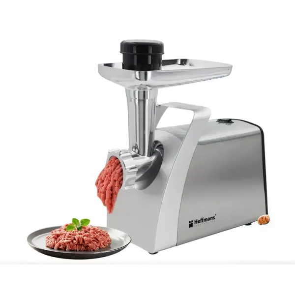 Электрическая мясорубка Hoffmans HM-278 2200 Вт с насадками • Мощная электрическая мясорубка для дома