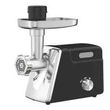 Электрическая мясорубка Hoffmans HM-280 2000 Вт • Шнековая мясорубка с реверсом, 3 решетками и насадкой для колбас