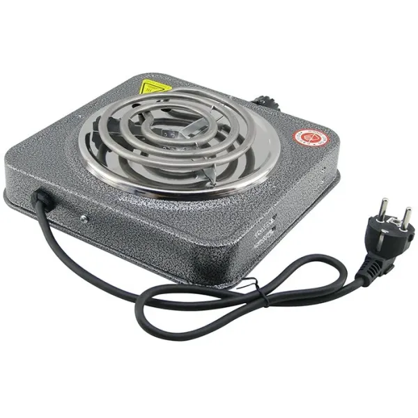 Электрическая одноконфорочная плита Domotec MS-5801 ∙ Спиральная тэновая настольная электроплита на одну конфорку, 1000W