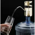 Электрическая помпа для воды Water Dispenser XL-129 серебристая USB • Автоматический диспенсер XL-129 для бутылки питьевой воды и бутыля 19 л серебристый