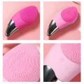 Электрическая силиконовая щетка Sonic Facial Brush Вибро - щеточка массажер для очищения кожи лица и тела