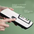 Электрическая точилка для ножей и ножниц с аккумулятором • USB электрическая точилка для кухонных инструментов