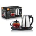 Электрический чайник с заварником на подставке RAF R-7899 2 в 1 Дисковый электрочайник + стеклянный чайник для заваривания