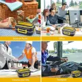 Електричний ланч-бокс 1,5 л 220V/12V • Ланч-бокс з підігрівом 1,5 л і знімною нержавіючою чашею на 3 відсіки