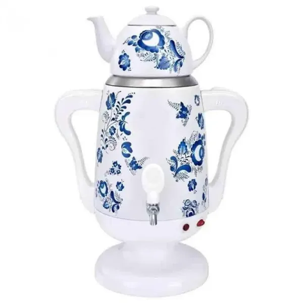 Электрический самовар с фарфоровым заварником RAF R.7118 3,5л