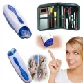 Эпилятор электрический для удаления волос Wizzit с набором инструментов для маникюра 2 в 1 ∙ Косметический дорожный набор Электроэпилятор + Маникюрный набор в чехле
