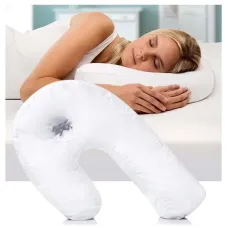 Эргономичная подушка - подкова SIDE Sleeper PRO ортопедическая для шеи с пространством для уха ∙ Умная подушка для сна на боку Эргономичная подушка - подкова SIDE Sleeper PRO ортопедическая для шеи с пространством для уха ∙ Умная подушка для сна на боку