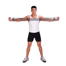 Эспандер грудной плечевой резиновый тренажер для плечей и спины Profi