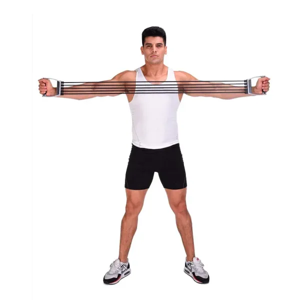 Эспандер грудной плечевой резиновый тренажер для плечей и спины Profi