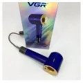 Фен для волос VGR V-445 синий 1600 Вт • Дорожный фен для сушки и укладки волос с 3 режимами работы