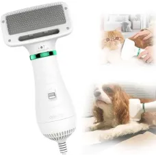 Фен-расчёска для шерсти собак и кошек 2в1 Щетка для груминга животных Pet Grooming Dryer