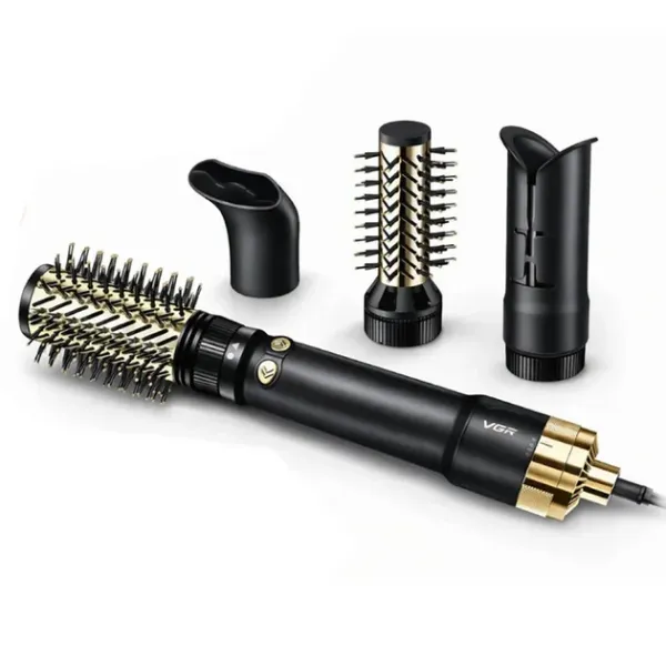 Фен-щетка VGR V-481 черный • Многофункциональная фен-щетка VGR V-481 4 в 1 для сушки, выпрямления, объема и укладки волос
