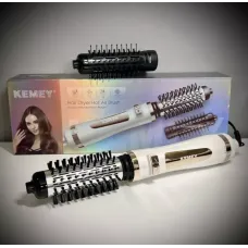 Фен-стайлер Kemey KM-8024 ∙ Щетка с вращением для сушки и укладки волос