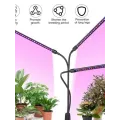 Фитолампа для растений 3 лампы • Гибкий LED-фитосветильник на прищепке для рассады и комнатных растений