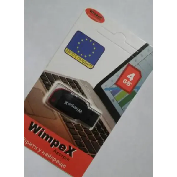 Флешка USB накопитель 4 Gb Wimpex PR3