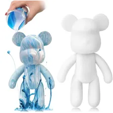 Флюидный медвежонок Fluid Bear Bearbrick с красками · Набор для творчества DIY Мишка Сделай сам, 23 см Флюидный медвежонок Fluid Bear Bearbrick с красками · Набор для творчества DIY Мишка Сделай сам, 23 см