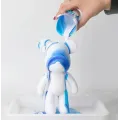 Флюидный медвежонок Fluid Bear Bearbrick с красками · Набор для творчества DIY Мишка Сделай сам, 33 см