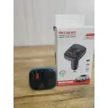 FM-трансмиттер Bluetooth HM103 с быстрой зарядкой • Автомобильный FM-модулятор HM103 с USB QC 3.0, Type-C PD, RGB-подсветкой, Hands Free и воспроизведением музыки с флешки