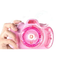 Фотоаппарат для создания мыльных пузырей Bubble Camera ∙ Мыльные пузыри Wanna Bubbles ∙ Баббл Камера розовая / голубая